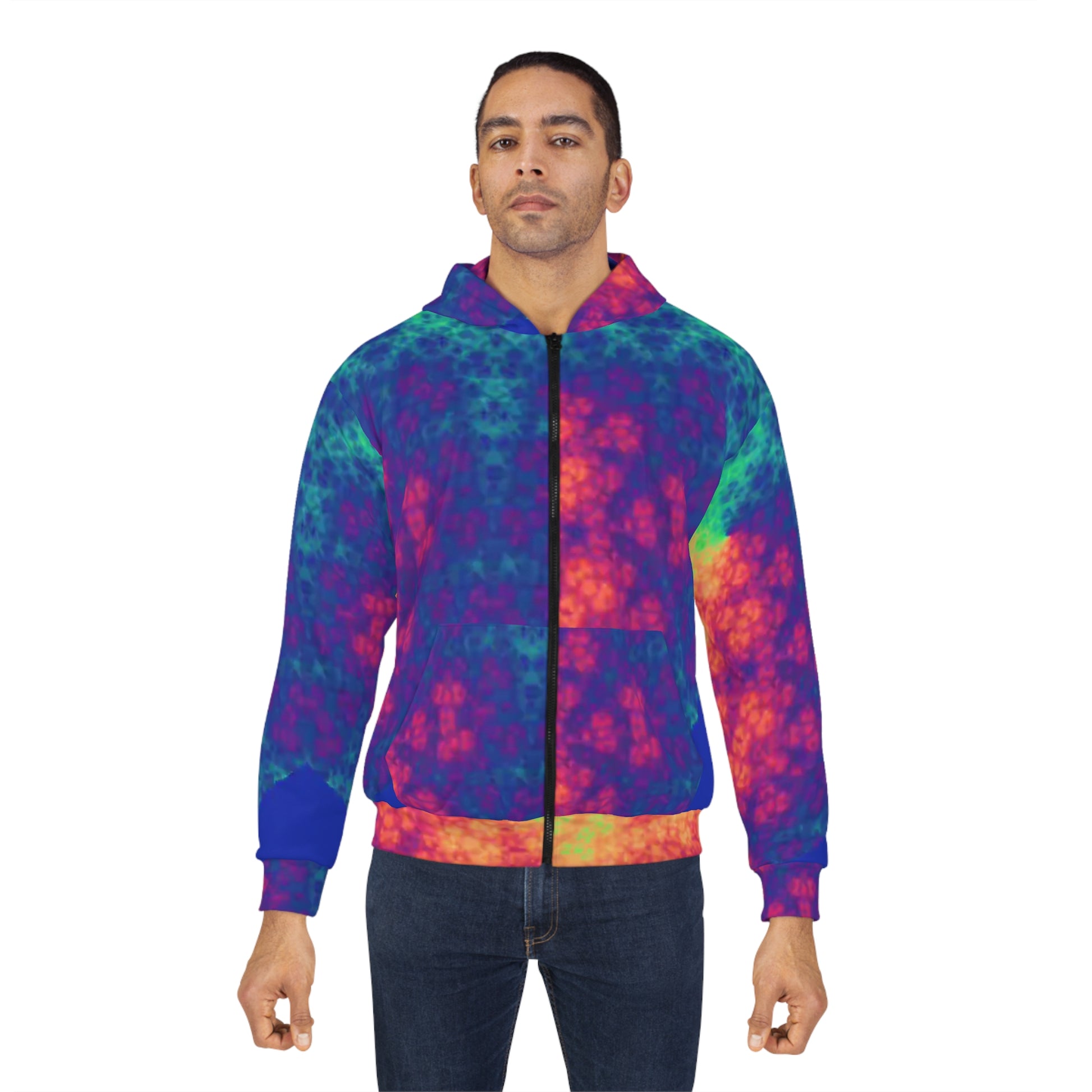 All Over Prints rainbow Unisex Zip Hoodie (AOP) rainbow Unisex Zip Hoodie (AOP) Printify All Over Prints  Cody Trade Llc