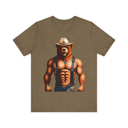 Bondage Smokey the Bear Short Sleeve Tee