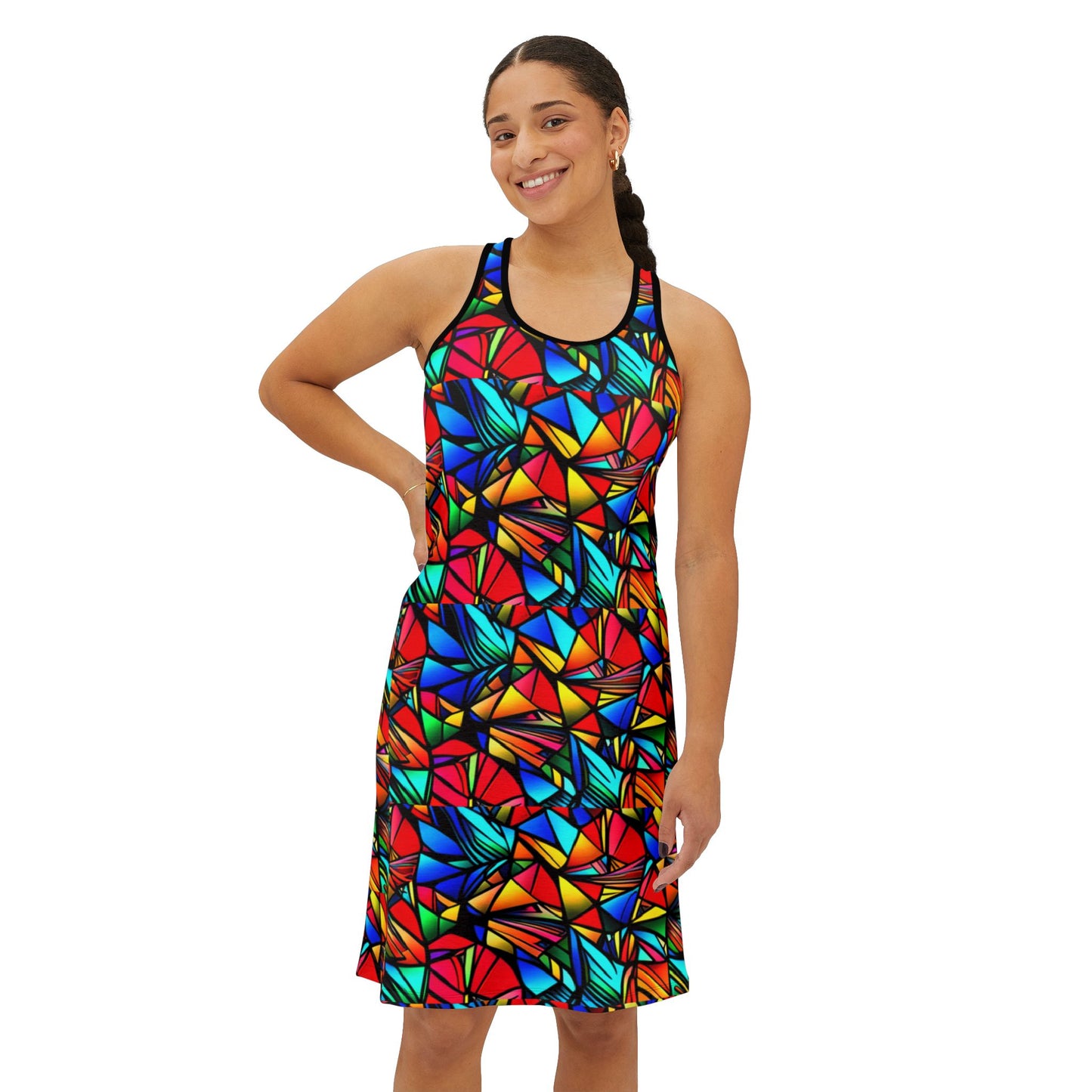 kaleidoscope Women's Racerback Dress (AOP)