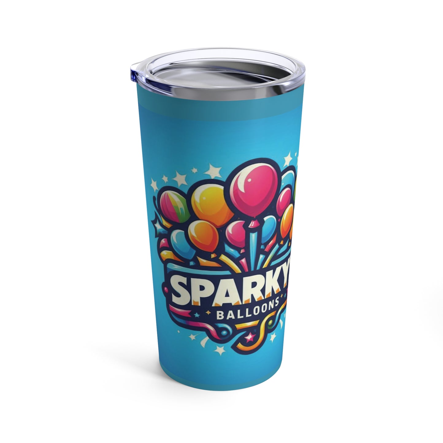 20oz Tumbler Sparky's Balloons Cup Balloon Company Logo Imagery