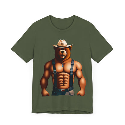 Bondage Smokey the Bear Short Sleeve Tee