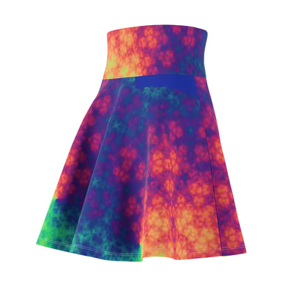 All Over Prints Bleeding Rainbow Frackled Women's Skater Skirt (AOP) Bleeding Rainbow Frackled Women's Skater Skirt (AOP) Printify All Over Prints  Cody Trade Llc