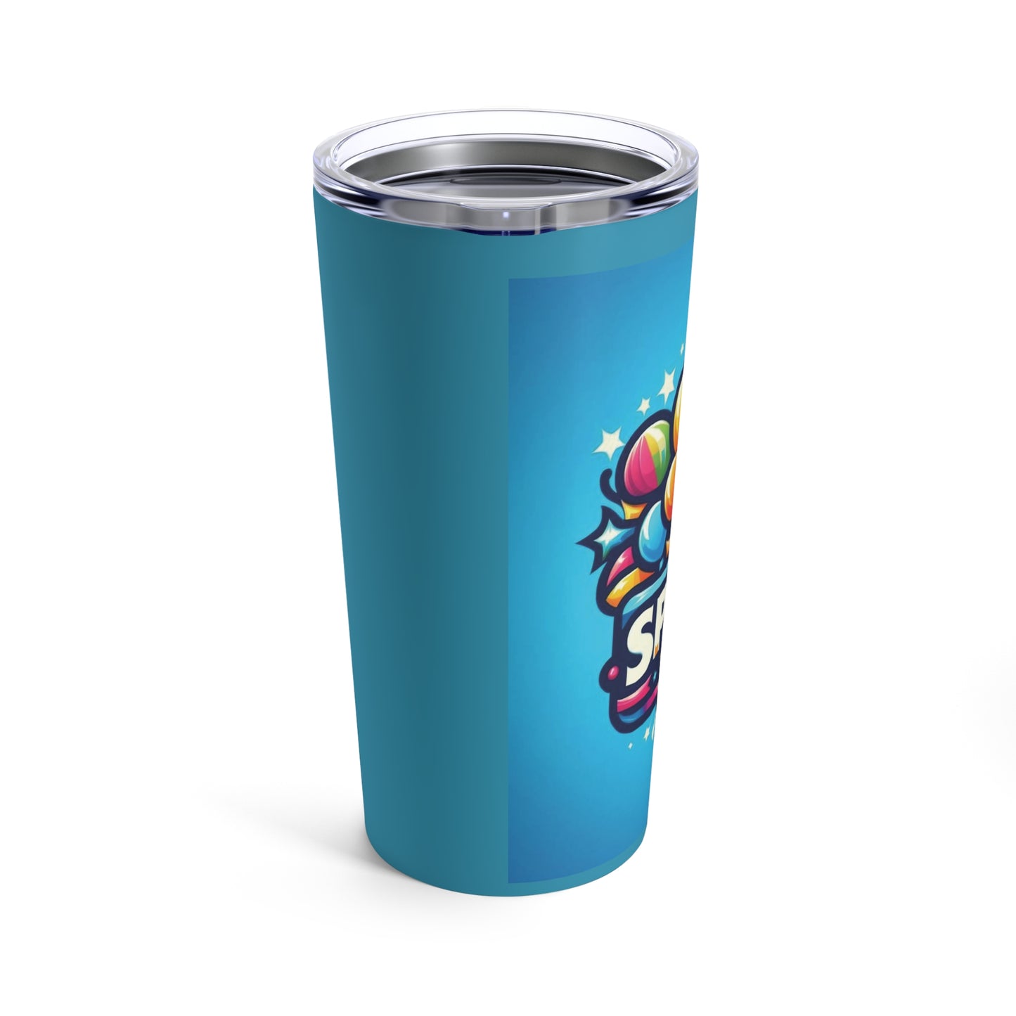 20oz Tumbler Sparky's Balloons Cup Balloon Company Logo Imagery