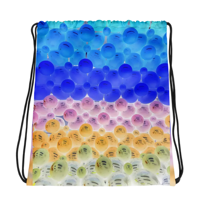 Drawstring bag super imposed balloons - Cody Trade Llc