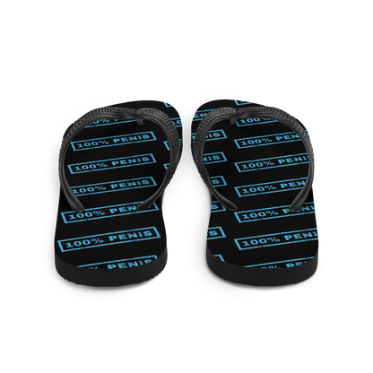 Flip Flops stamped 100% Penis "DickFlops" - Cody Trade Llc