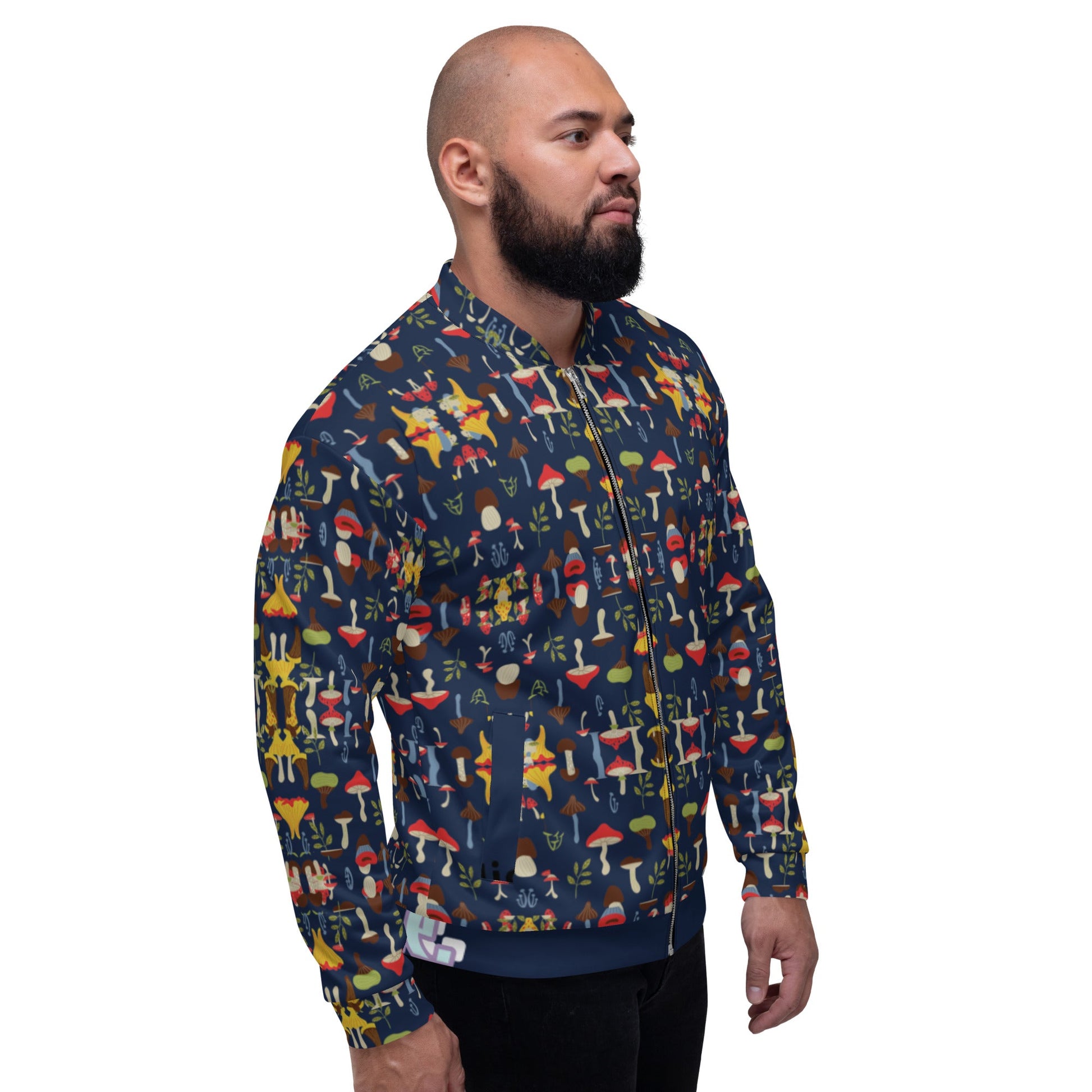 Geometric Mushrooming Pattern Night Tripper Limited Collection by - Cody Trade LLc