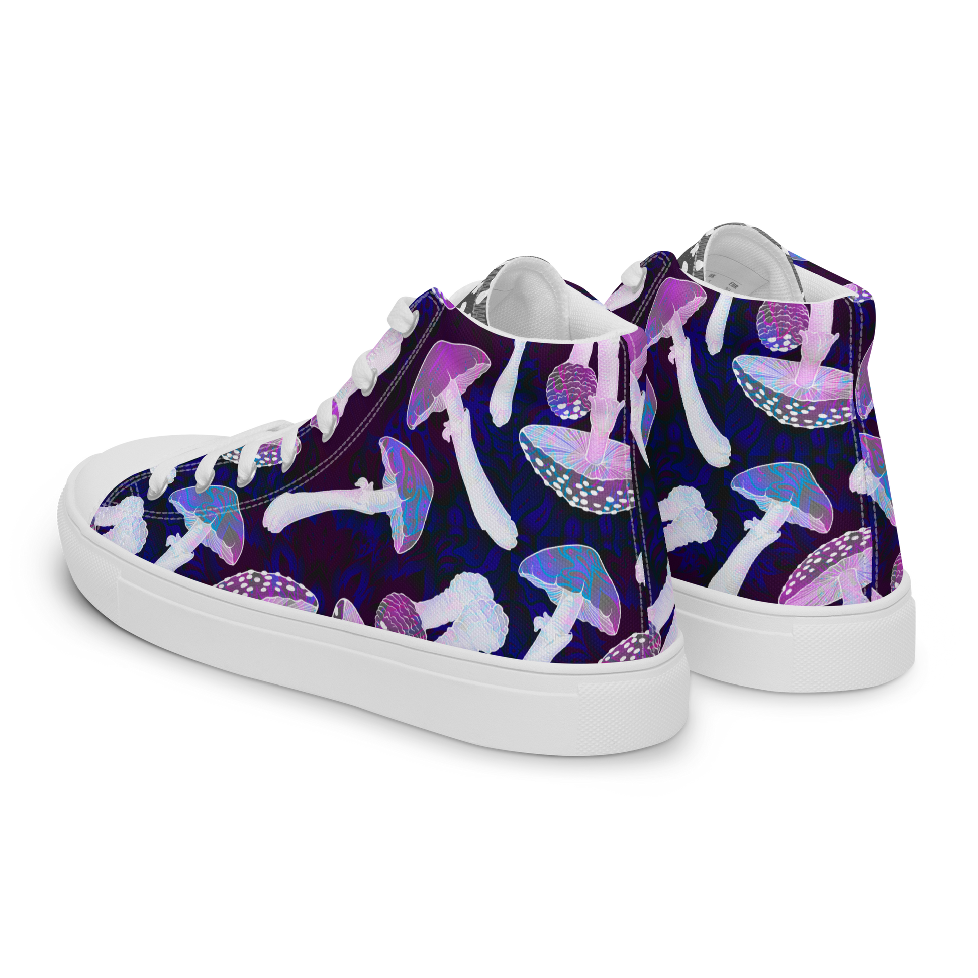 MUSHROOMING DAYS TRIPPING Mens high top canvas shoes - Cody Trade Llc