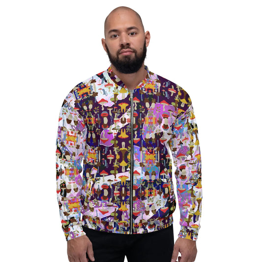 Tripping Face design  Bomber Jacket - Cody Trade LLC Cody Trade Llc