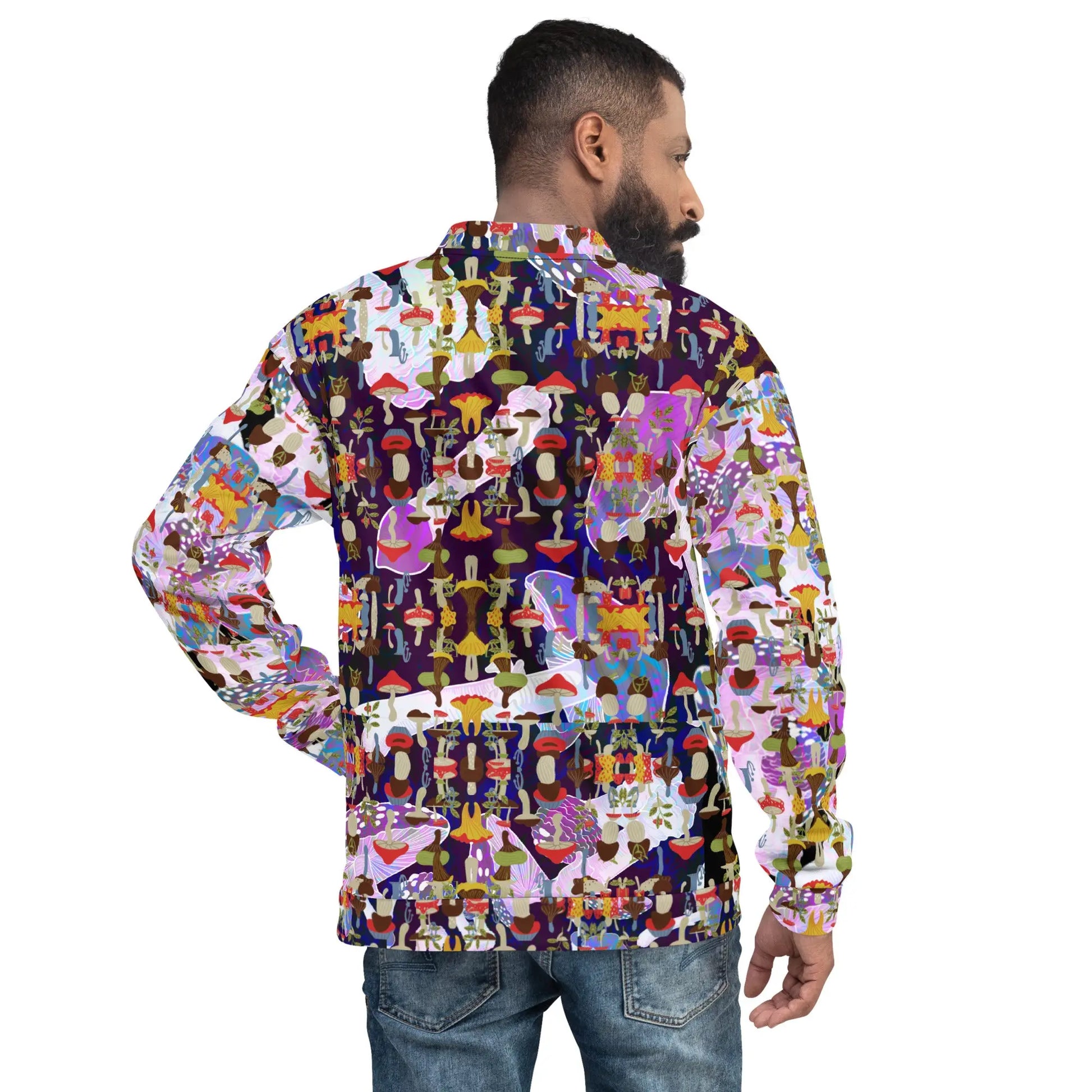 Tripping Face design  Bomber Jacket - Cody Trade LLC Cody Trade Llc