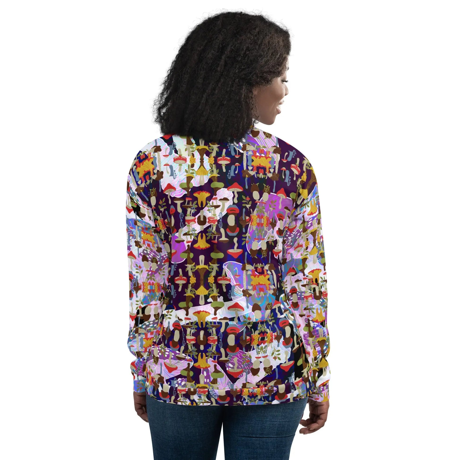 Tripping Face design  Bomber Jacket - Cody Trade LLC Cody Trade Llc