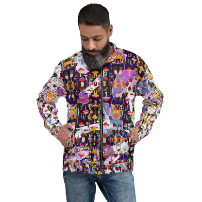 Tripping Face design  Bomber Jacket - Cody Trade LLC Cody Trade Llc