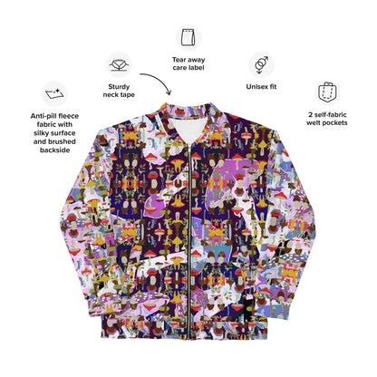 Tripping Face design  Bomber Jacket - Cody Trade LLC Cody Trade Llc