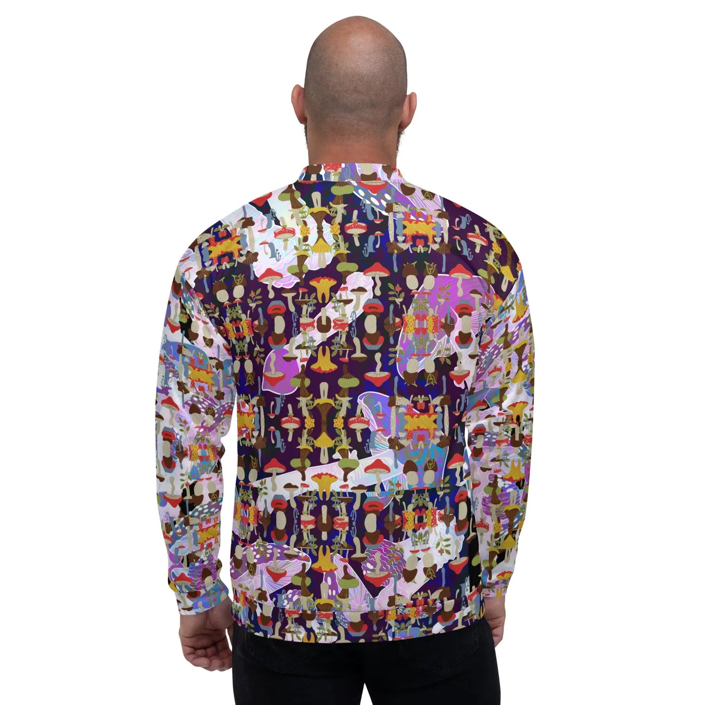 Tripping Face design  Bomber Jacket - Cody Trade LLC Cody Trade Llc