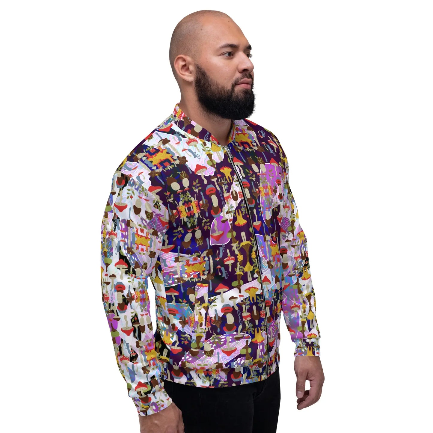 Tripping Face design  Bomber Jacket - Cody Trade LLC Cody Trade Llc