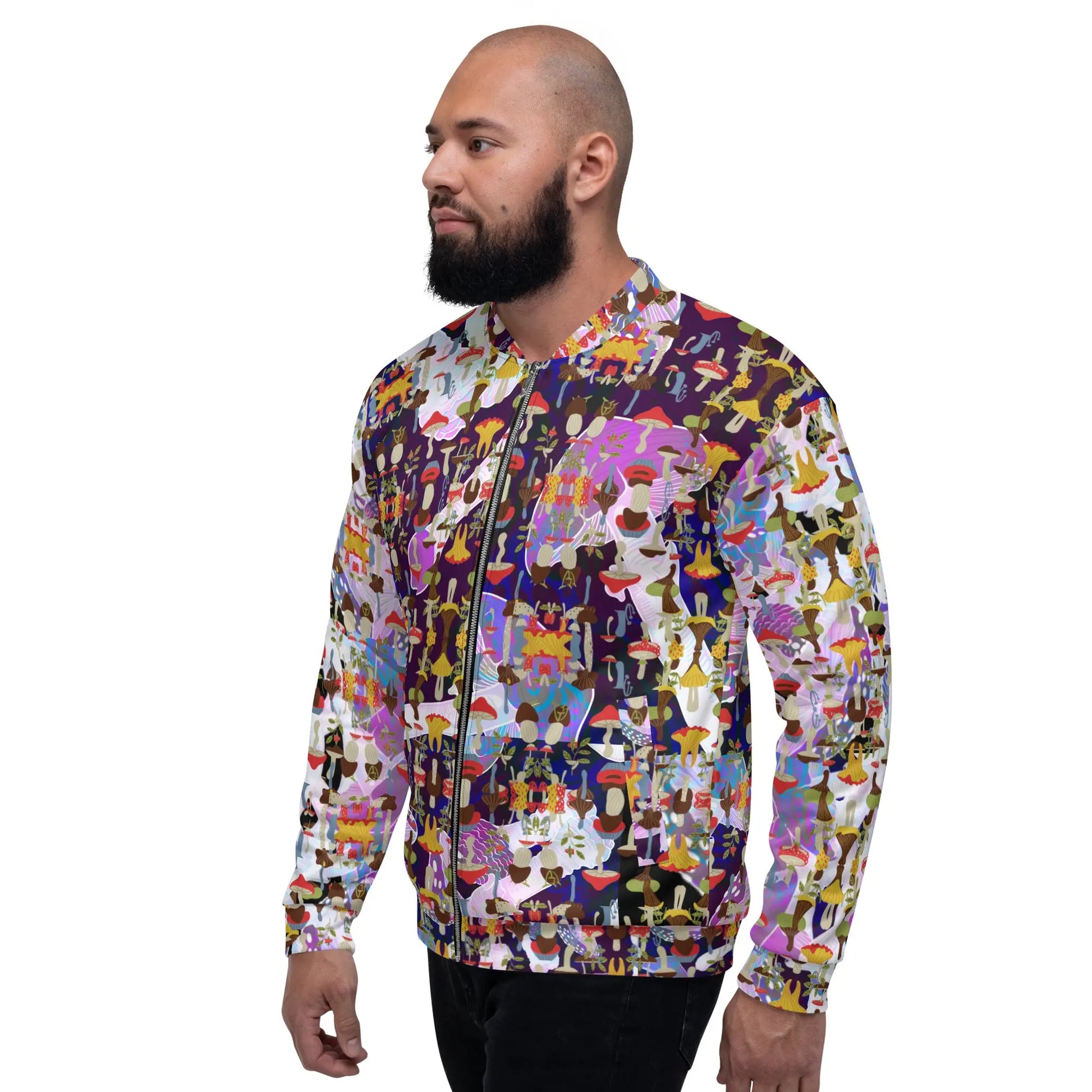 Tripping Face design  Bomber Jacket - Cody Trade LLC Cody Trade Llc