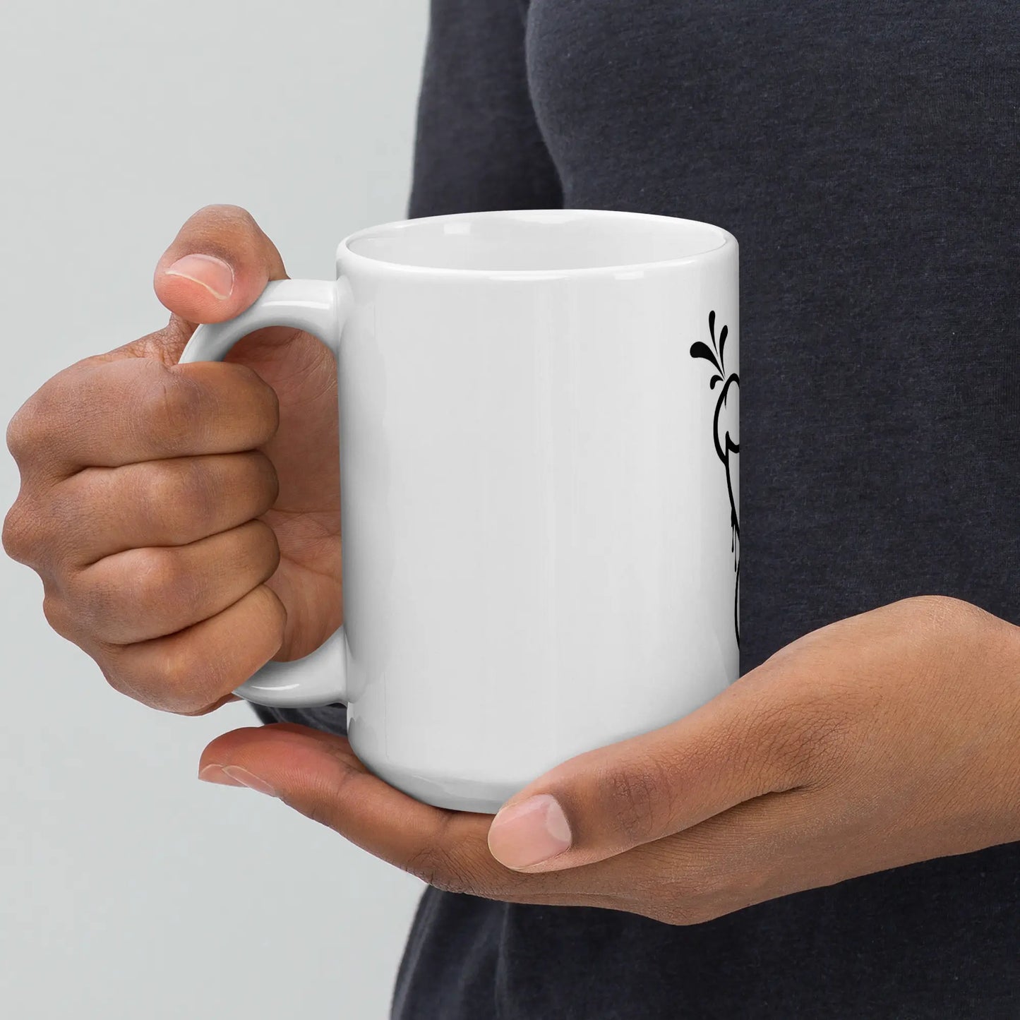 White glossy mug spooge - Cody Trade Llc