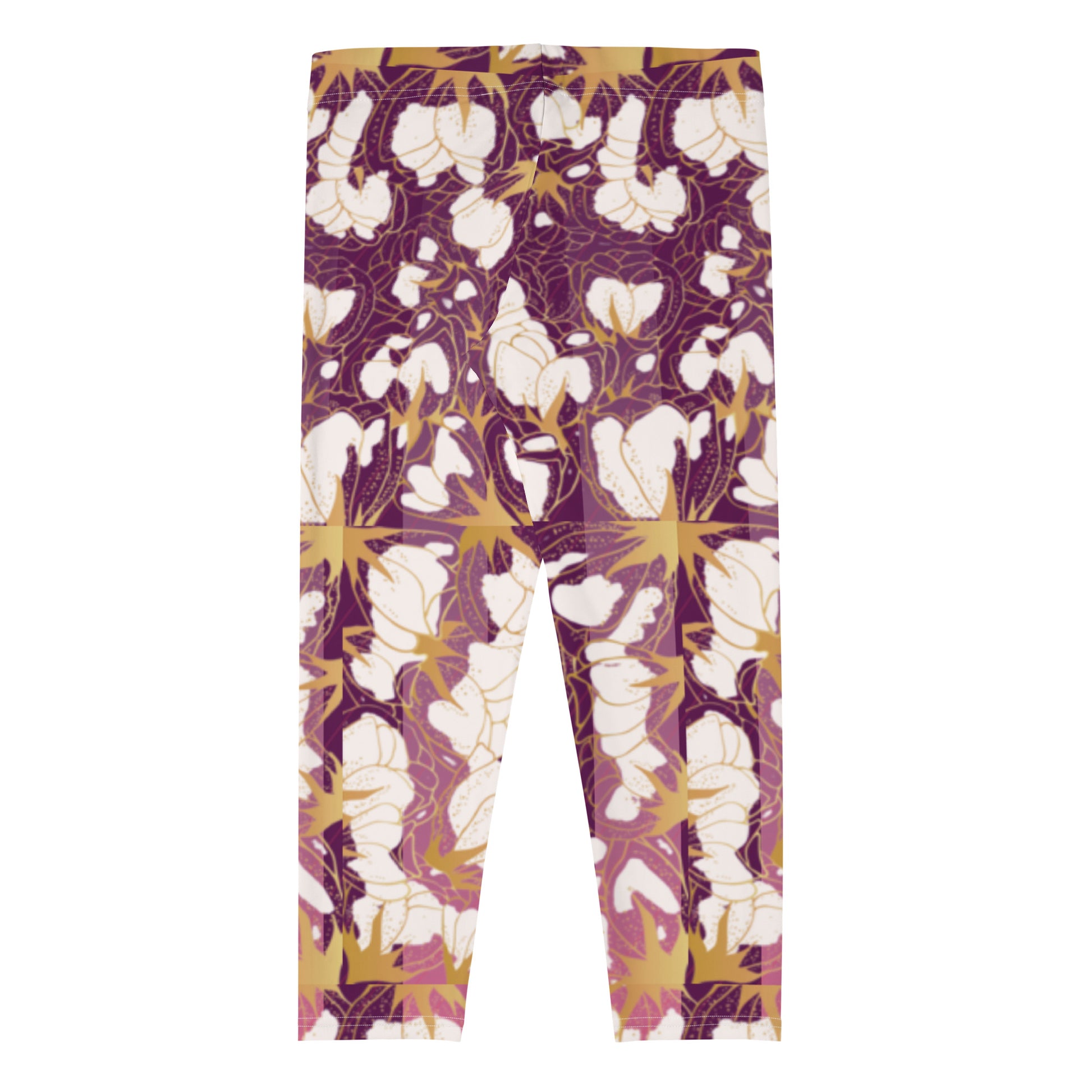 leggings Capri Leggings pink floral Capri Leggings pink floral Cody Trade Llc leggings  Cody Trade Llc