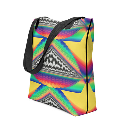 Fracking Awesome Rainbow Tote bag Fracking Awesome Rainbow Tote bag Cody Trade Designs San Francisco   Black Cody Trade Llc 33.95