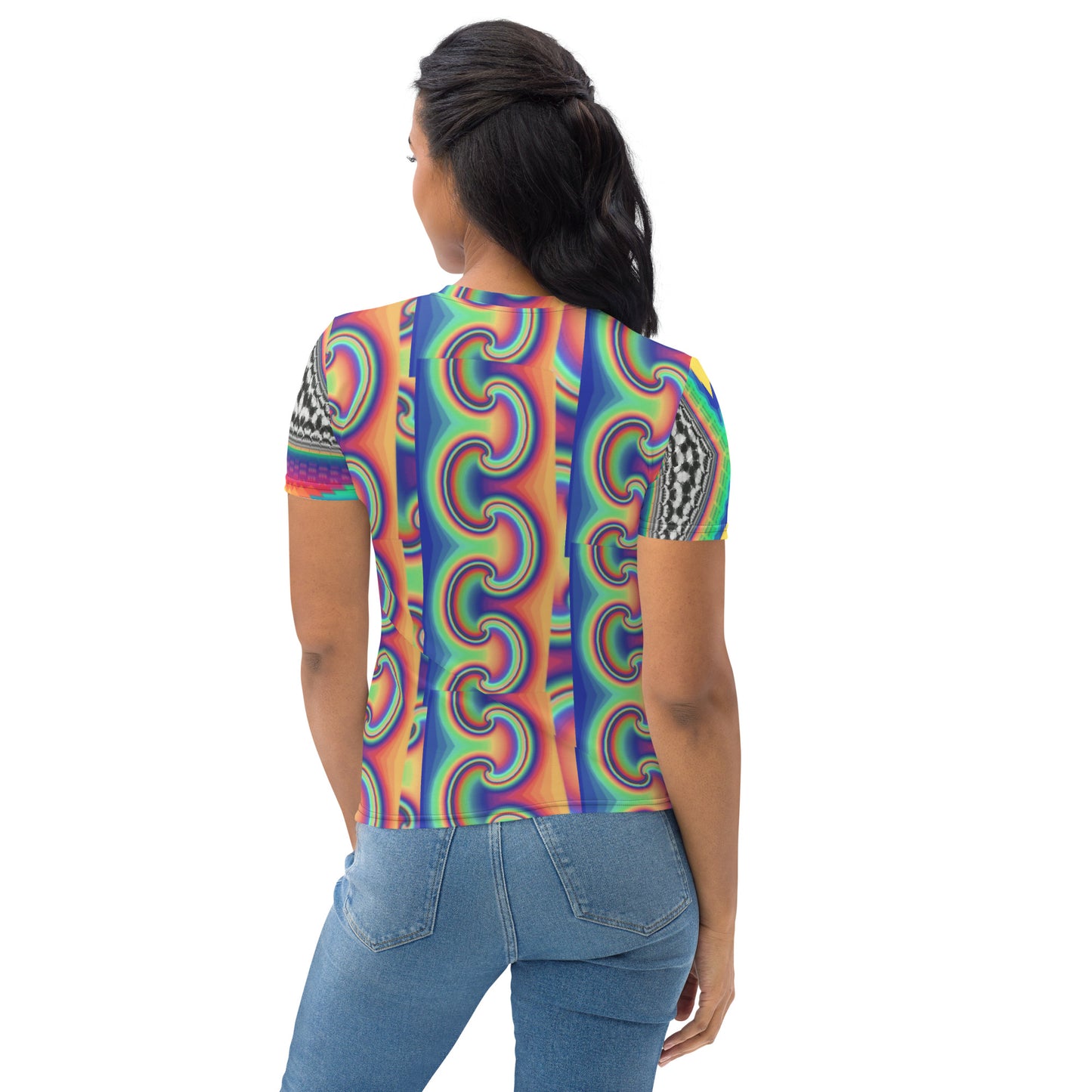 funky rainbow Women's T-shirt